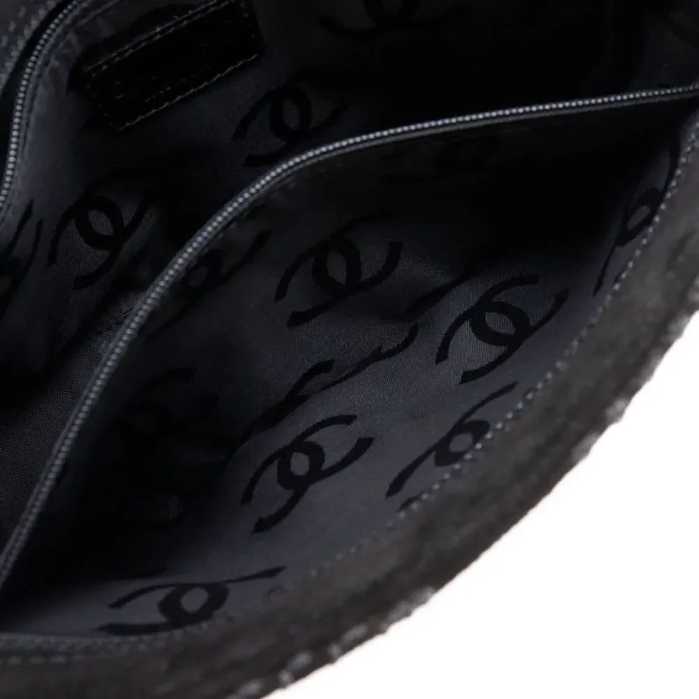 Chanel Wild Stitch Suede Shoulder Bag